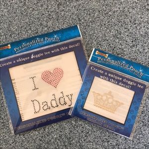 Set of 2 Personalized Pooch Decals